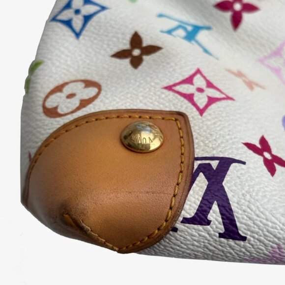 Louis Vuitton X Murakami White Monogram 2005 Vintage Audra Bag - Picture 5 of 9